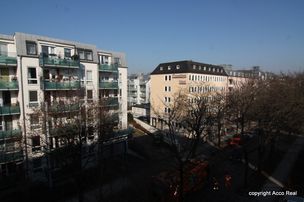 Blick vom Balkon